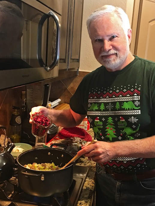 Barry Making Stuffing